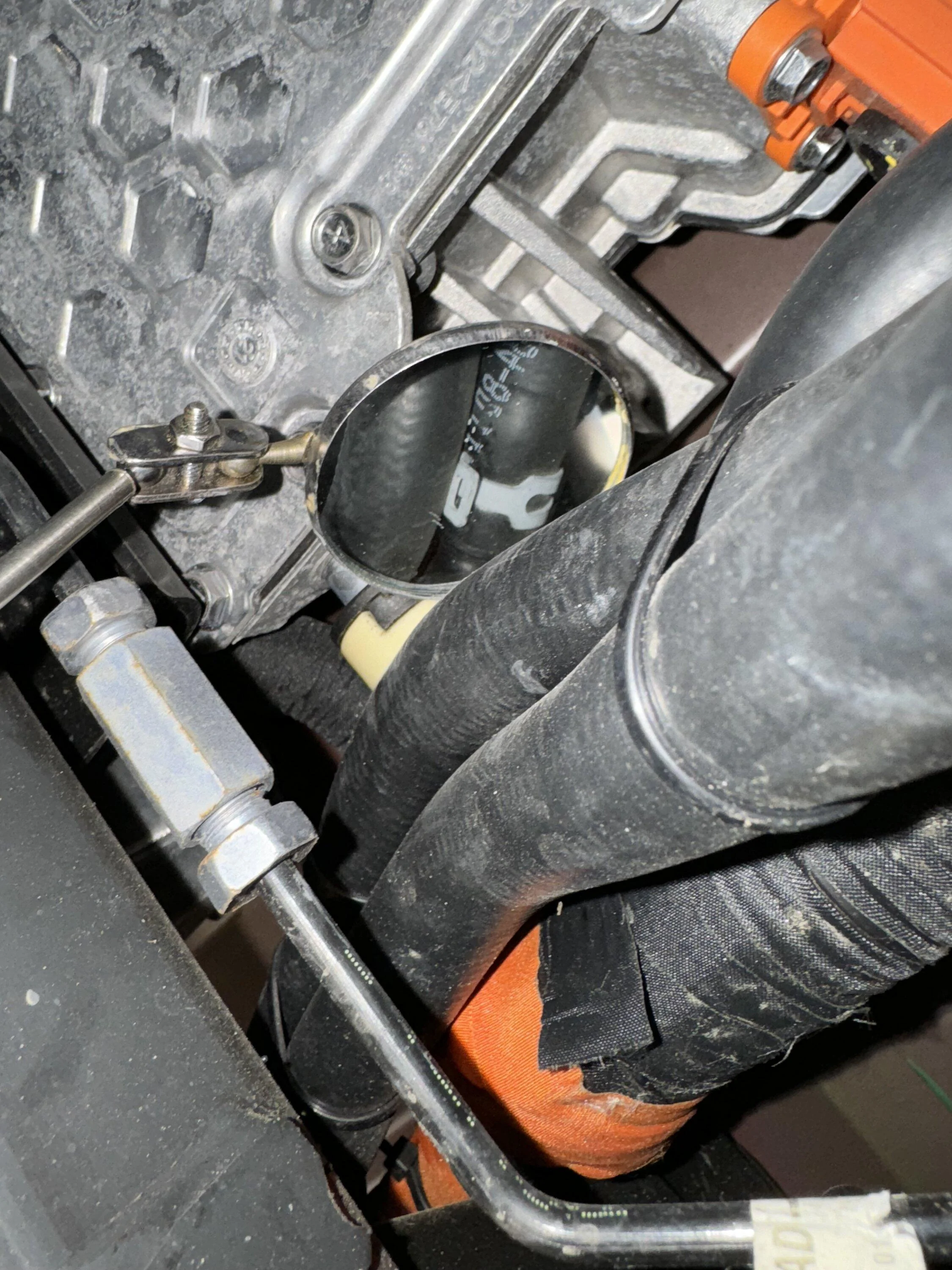 Ford F-150 Lightning Martin Rebuilds an F-150 Lightning Lightning Hose Clamp Interferenc