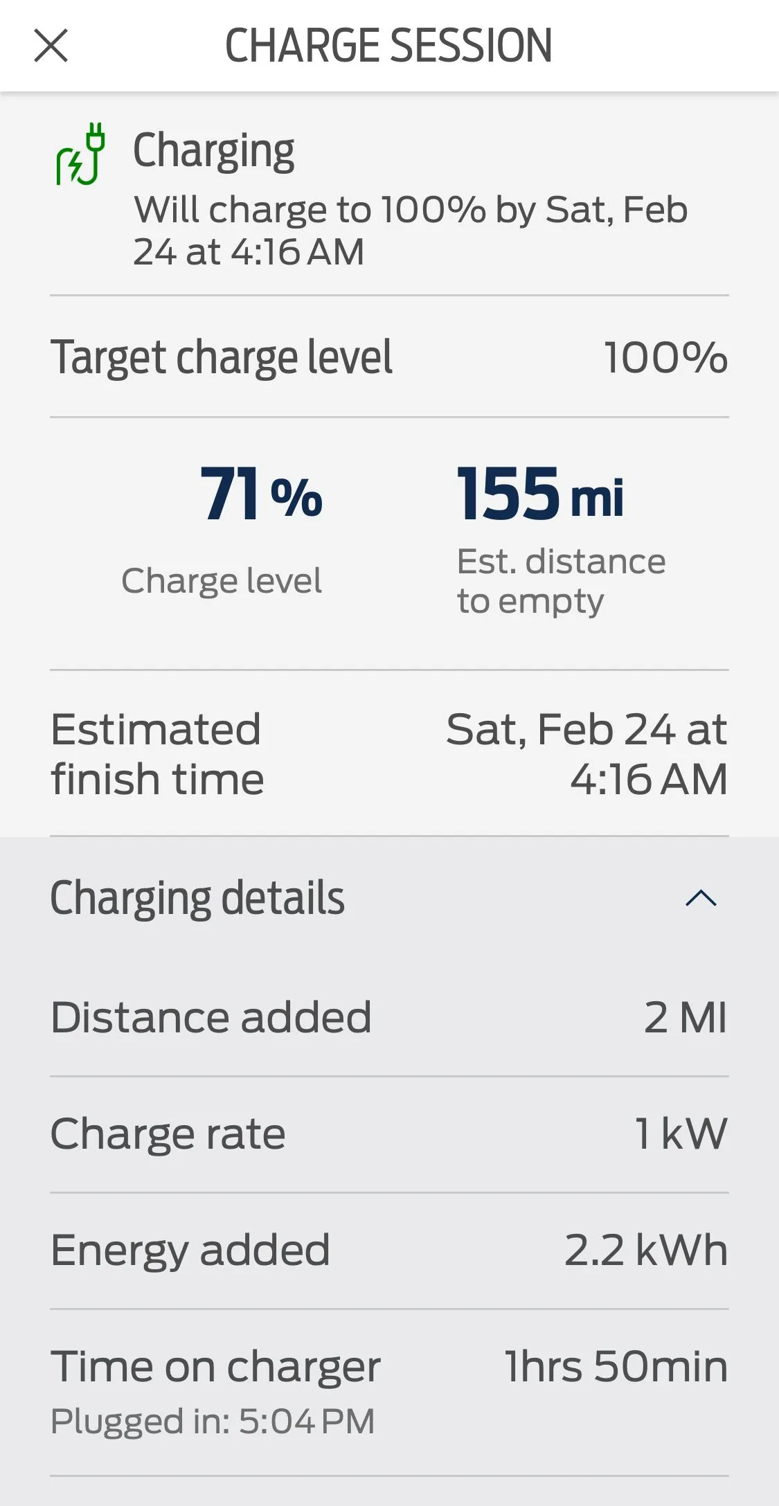 Ford F-150 Lightning How to adjust charge rate amp draw? IMG_4997