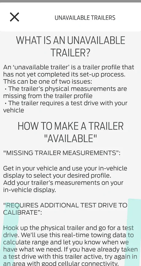 Ford F-150 Lightning Trailer Ford Pass - Plan a Trip Issue 1708955819694