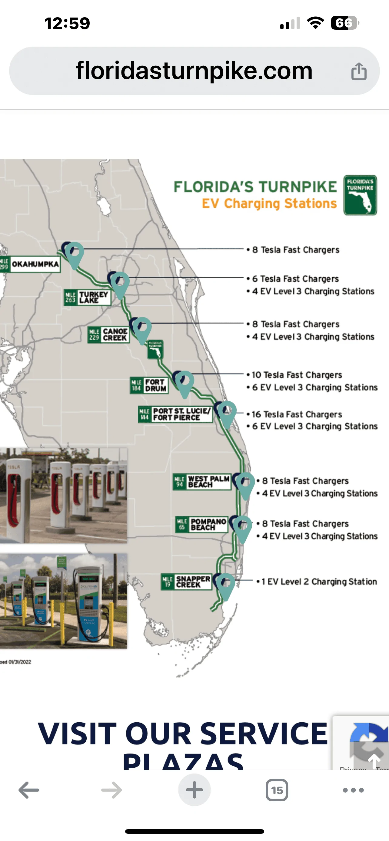 Ford F-150 Lightning Turnpike ev charger Service Plazas – Florida's Turnpik
