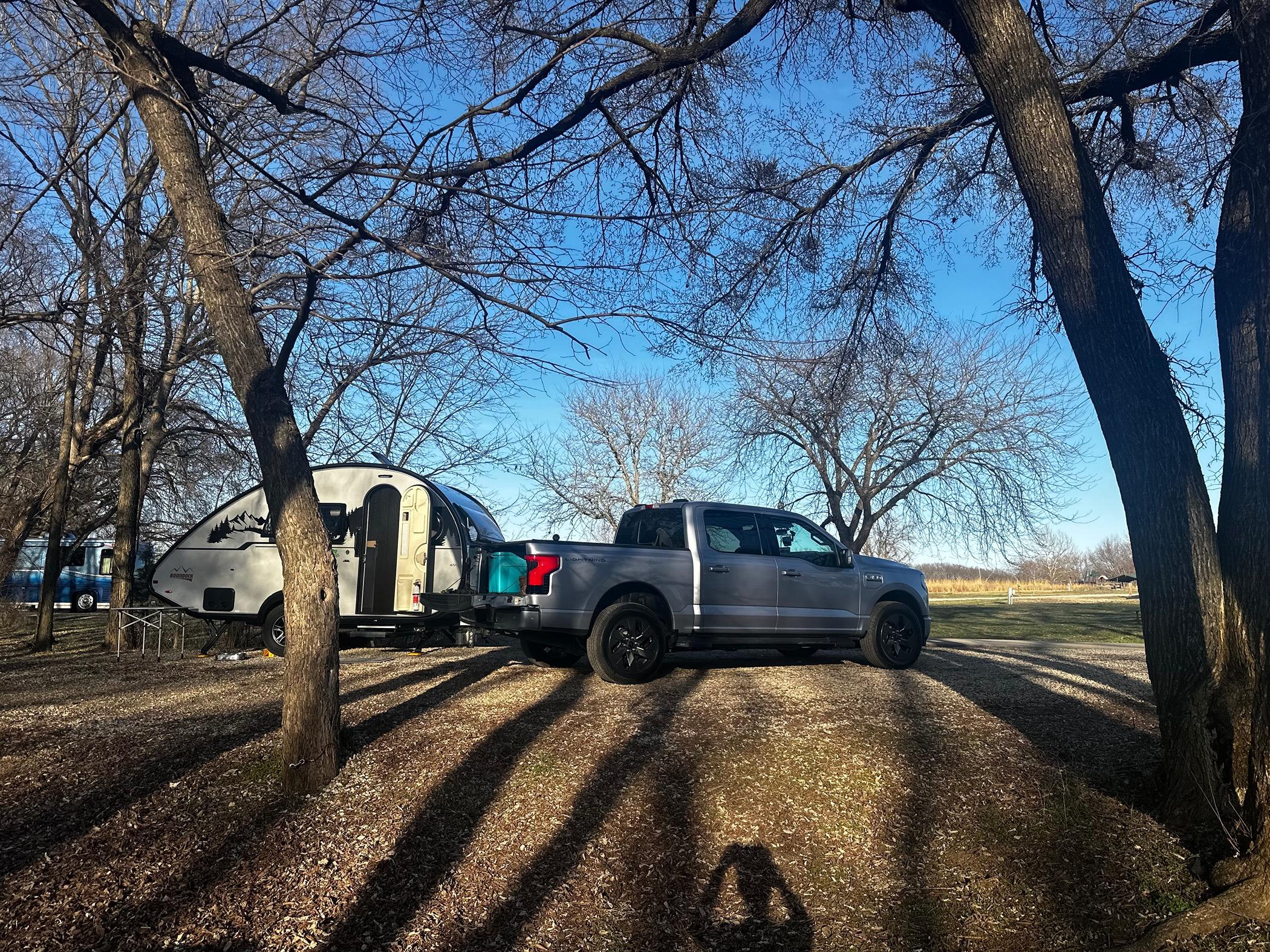 Ford F-150 Lightning Anyone towing a Nucamp Tab 400 Boondock trailer? IMG_9341