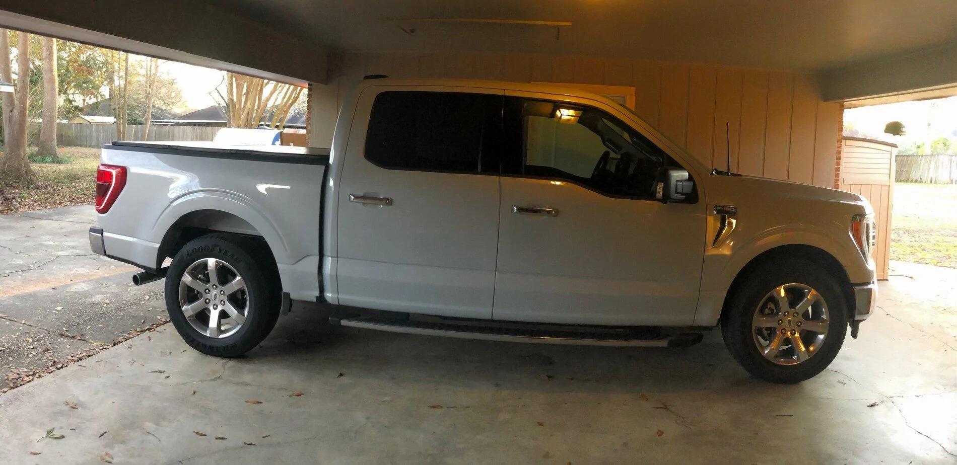 Ford F-150 Lightning Space White XLT EcoBeast - New Bed Liner and Tonneau Cover IMG_4106