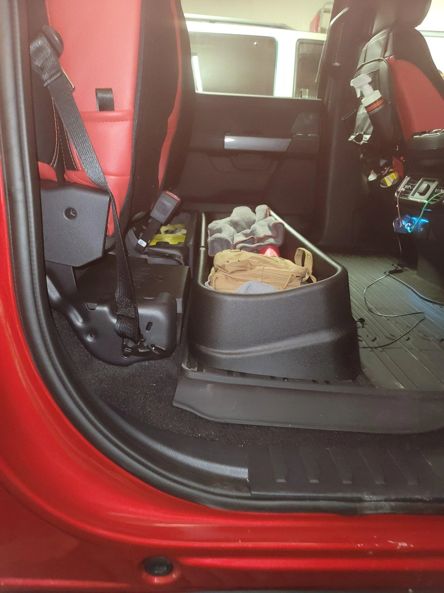 Ford F-150 Lightning Katzkin seat covers (Black & Red) in my 2021 F-150 XLT 20210223_101031 (2)