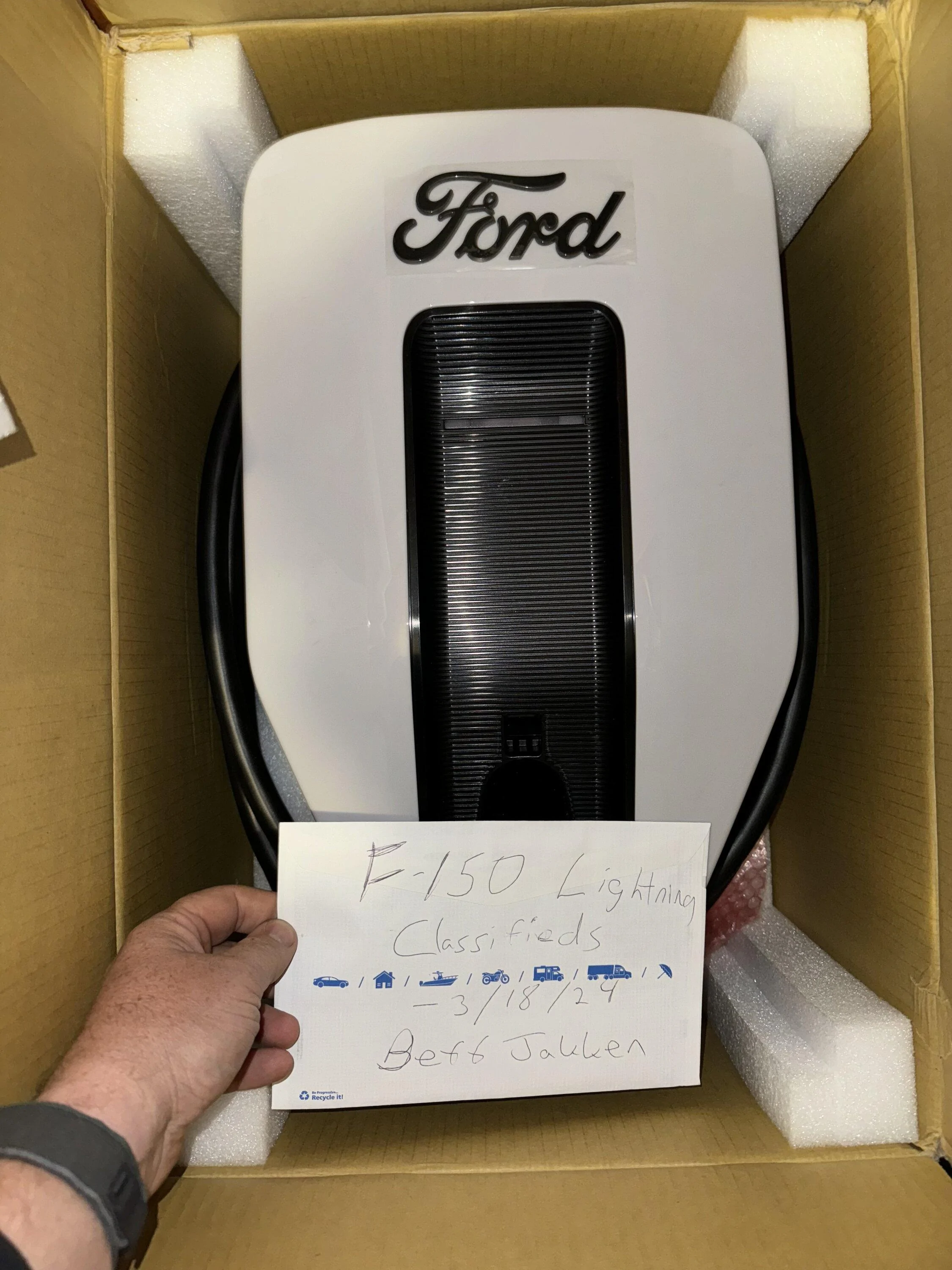 Ford F-150 Lightning Unused Charge Station Pro IMG_5021