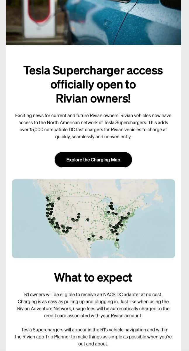 Ford F-150 Lightning Rivian owners have access to Tesla Chargers now 1710862842310-0m