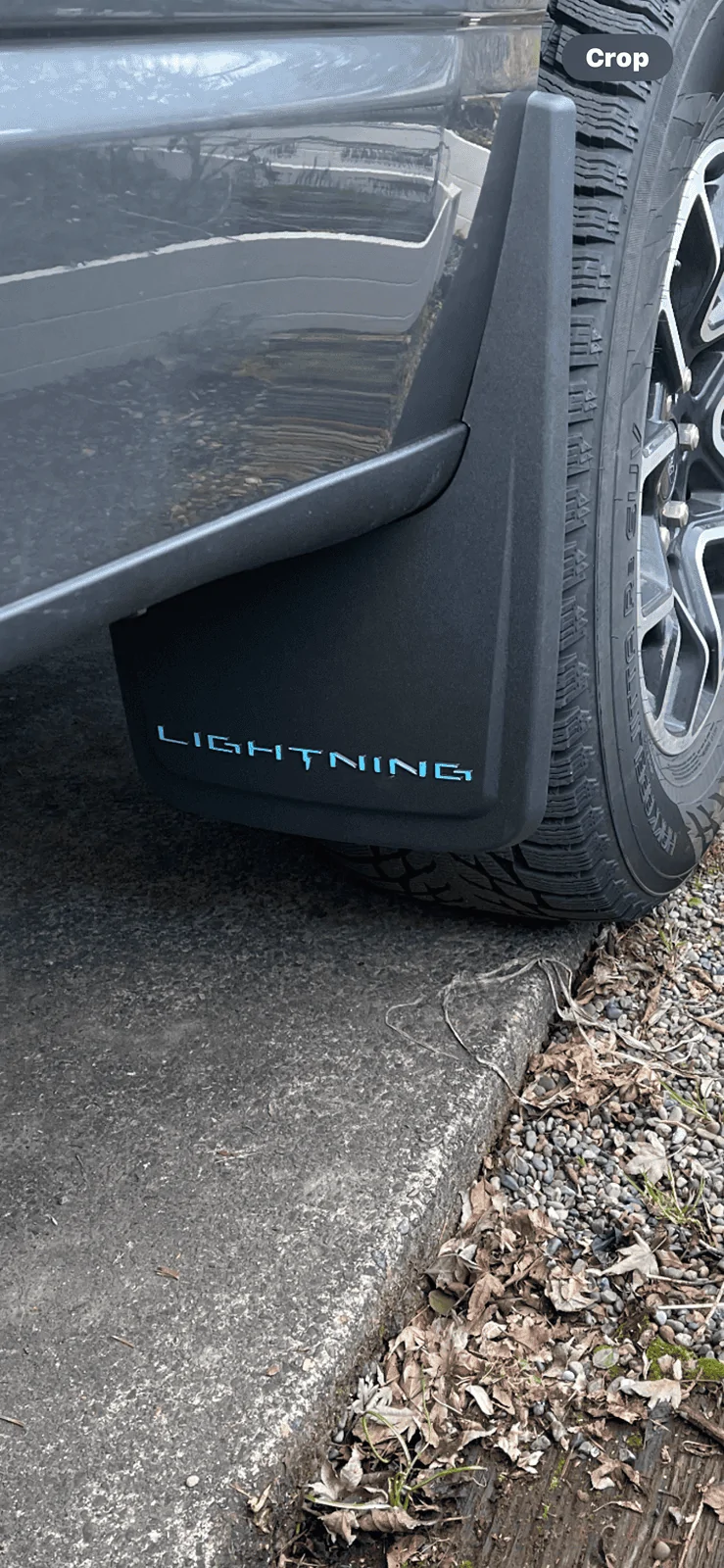 Ford F-150 Lightning Mudflaps with flair (using paint pen) IMG_3146