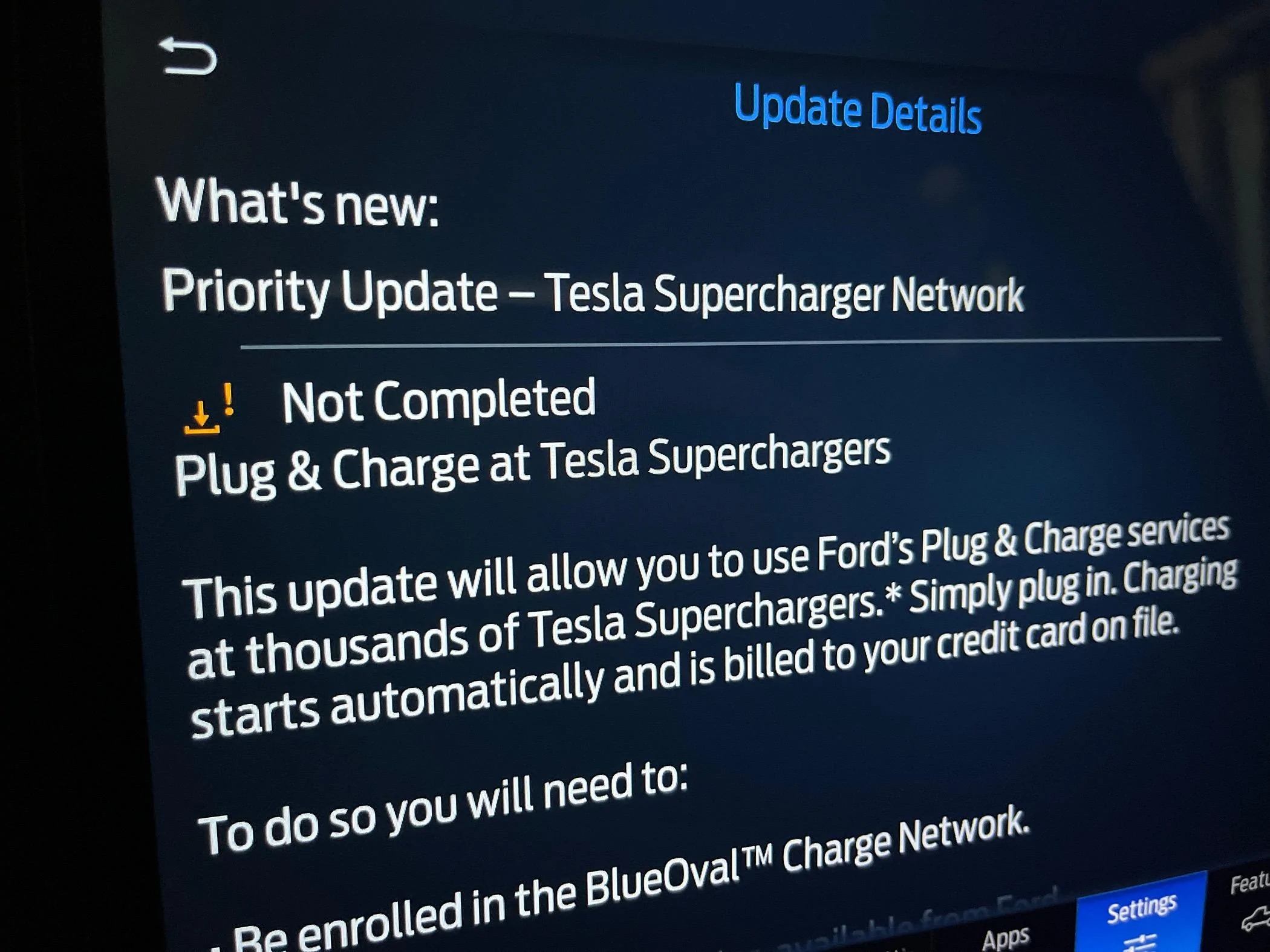 Ford F-150 Lightning Priority Update - 24-PU0119-DC-CHG4 [Tesla Supercharger Network] imag