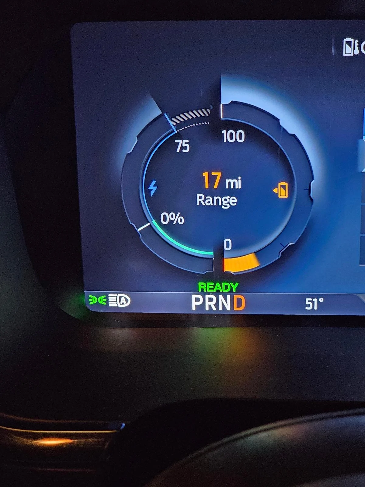 Ford F-150 Lightning Running the Battery to 0% 20240331_233221