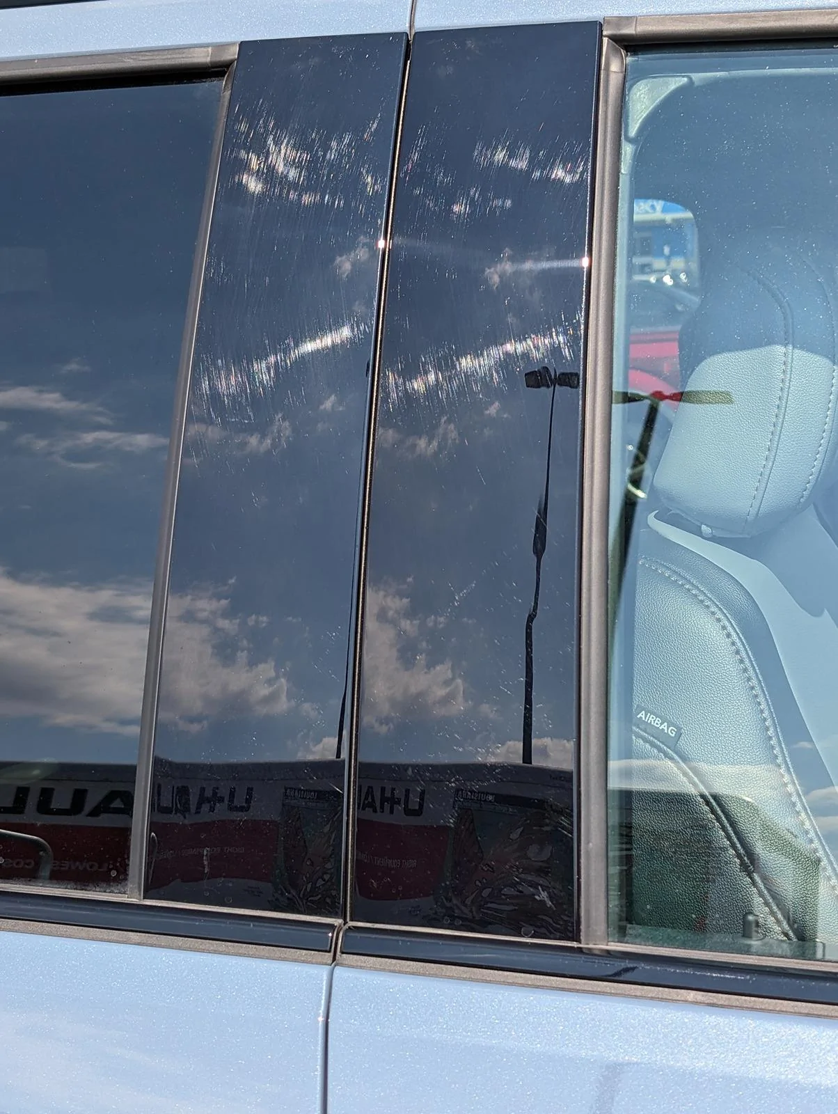 Ford F-150 Lightning Manufacturer Defect or Dealer Disregard Lightning_Door_Frame_Scuffs_Passenger_Sid