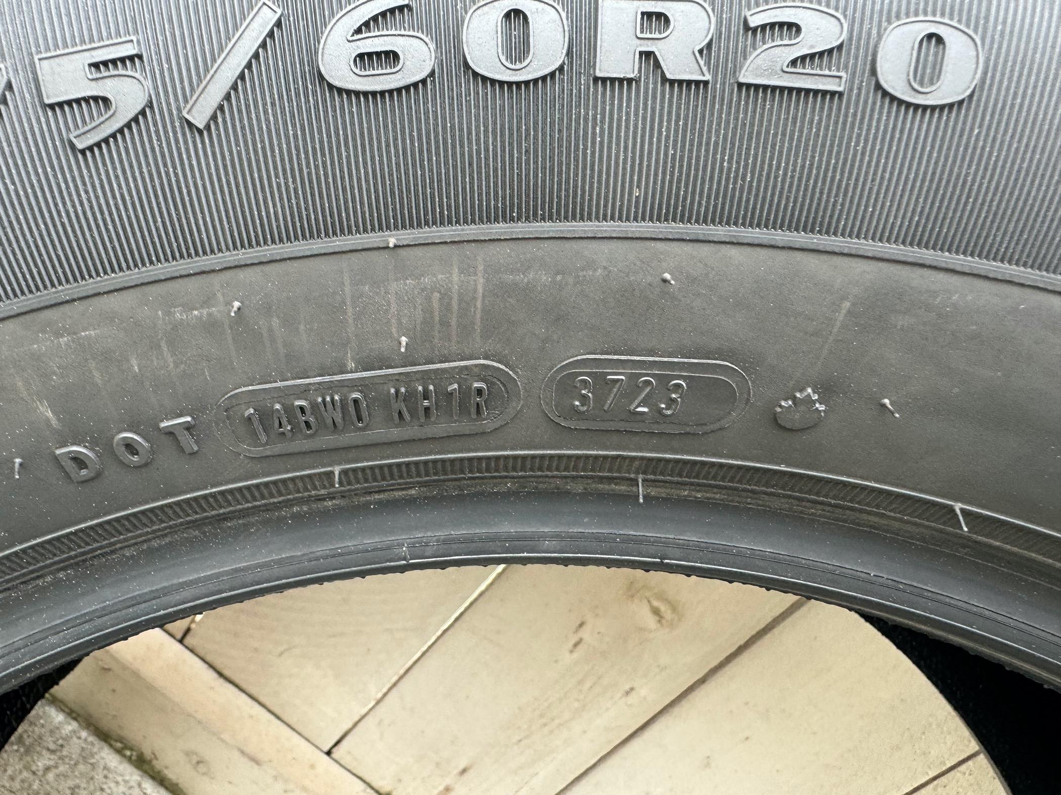 Ford F-150 Lightning Goodyear Wrangler Territory HT 275-60R20 116T 11/32" Tread 700 Miles $500 San Diego, CA IMG_1567
