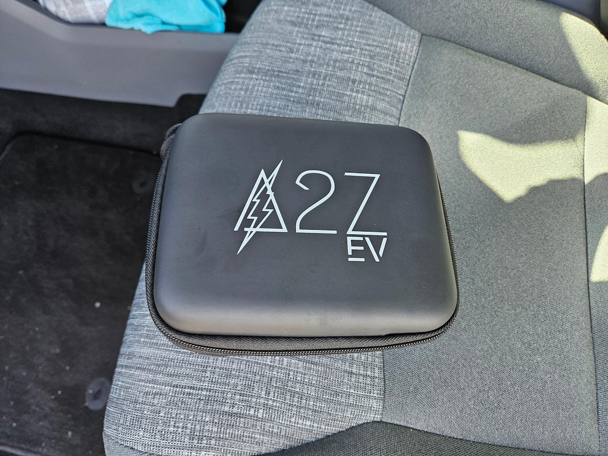 Ford F-150 Lightning First charge at Tesla supercharger with A2Z adapter. Peak 165 kWh charge 20240405_164445