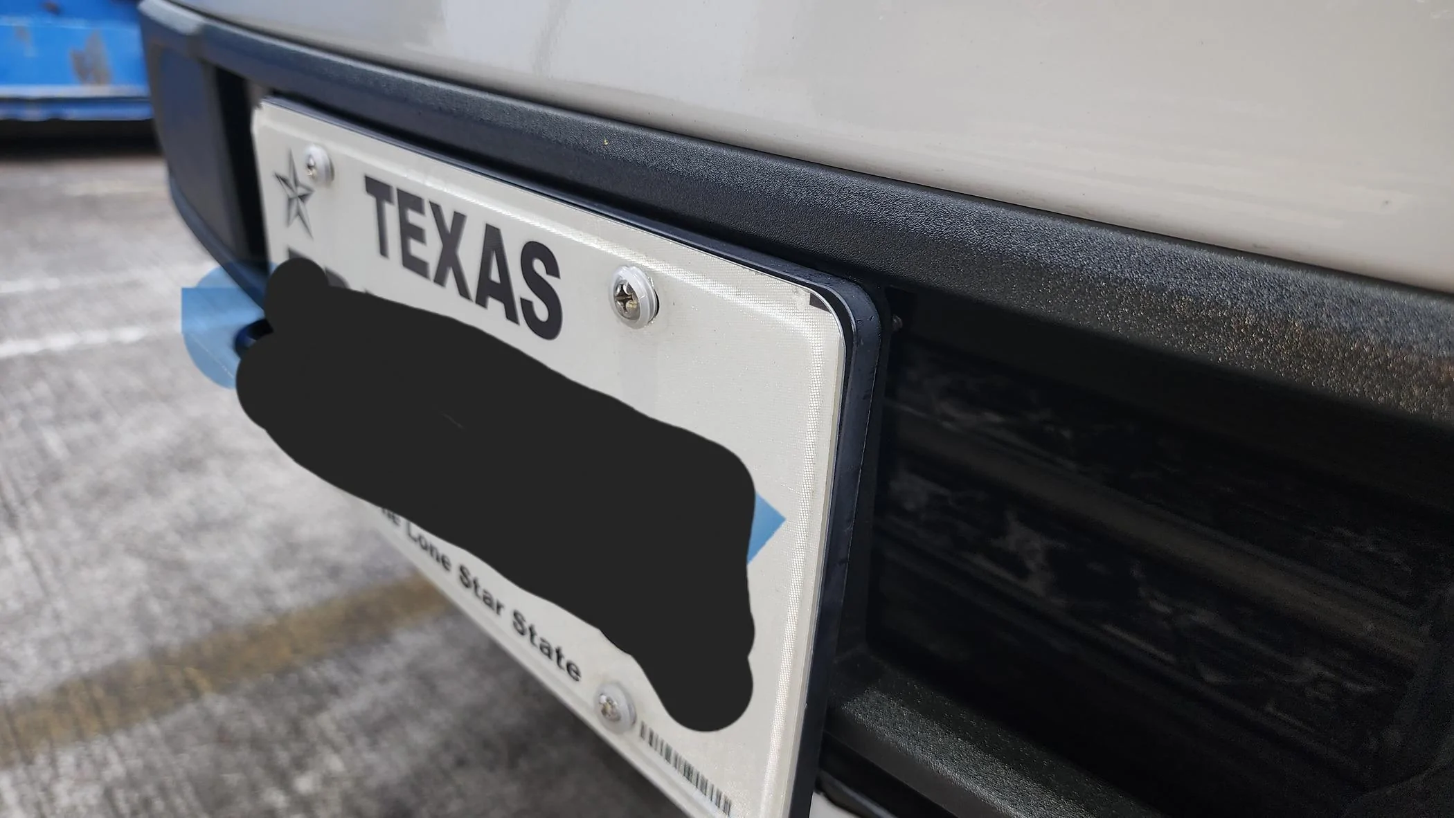 Ford F-150 Lightning Front License Plate Bracket needed. 20240408_084020