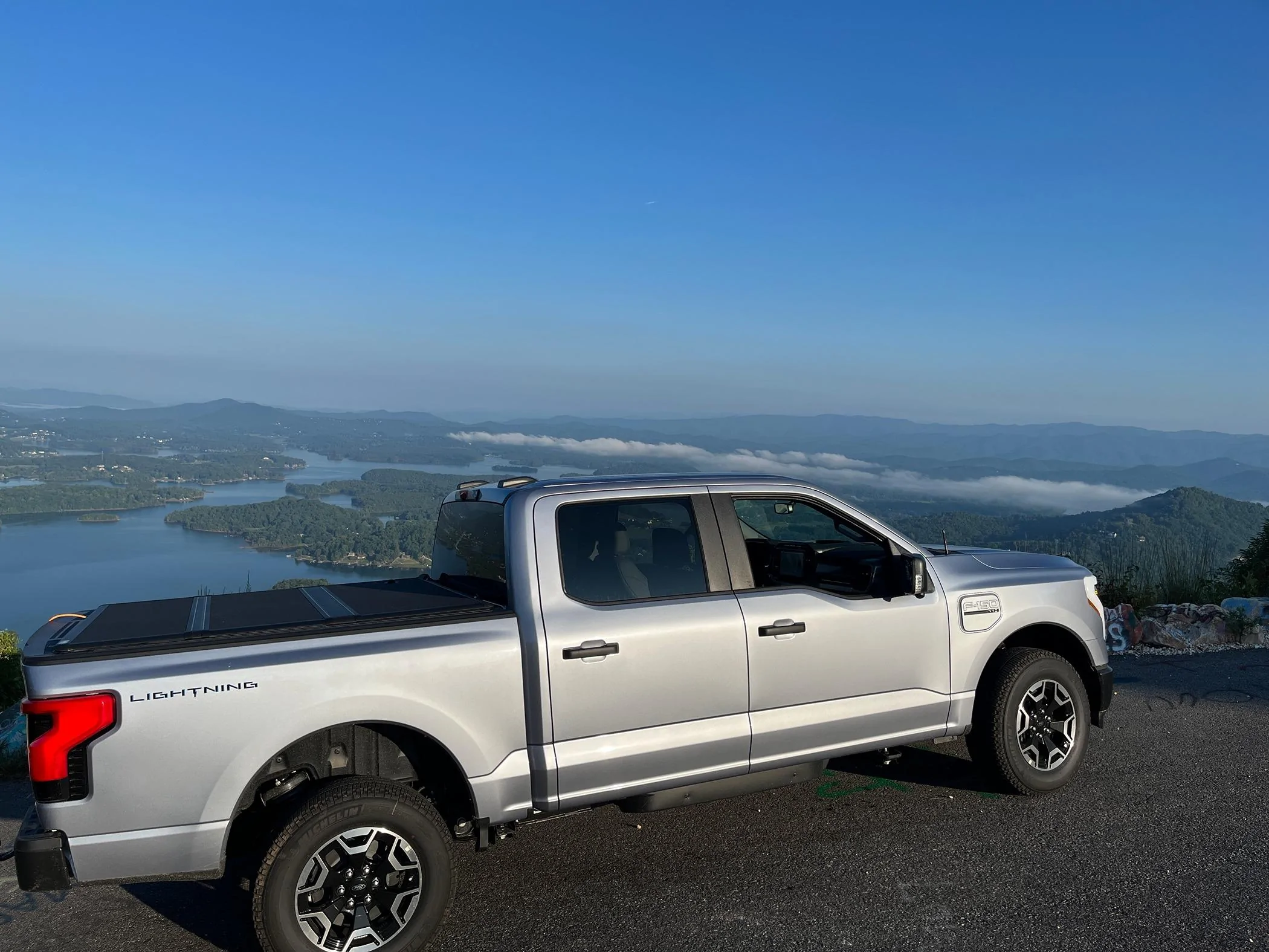 Ford F-150 Lightning All-electric, finally! 8 25 2022 LIGHTNING Bell Mountain GEORGIA