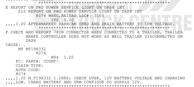 Ford F-150 Lightning Dealer charged me for warranty due to hardwired dashcam 1713472642897-n9