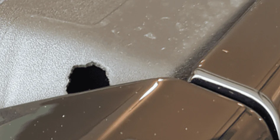 Ford F-150 Lightning Is this water drain area under the windshield supposed to look like it was cut with children's scissors? 1713750963802-dg