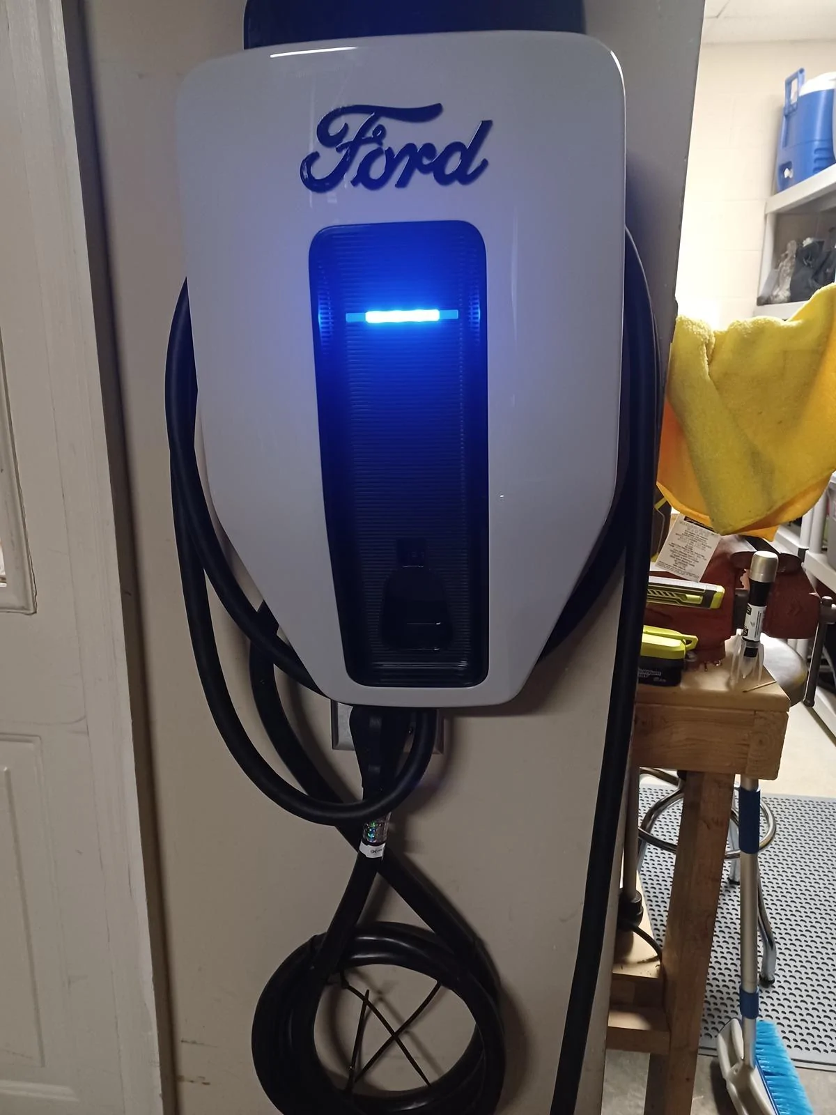 Ford F-150 Lightning For those who have Pro Station Charger, do you have enough capacity to install 80A? 20240404_095116