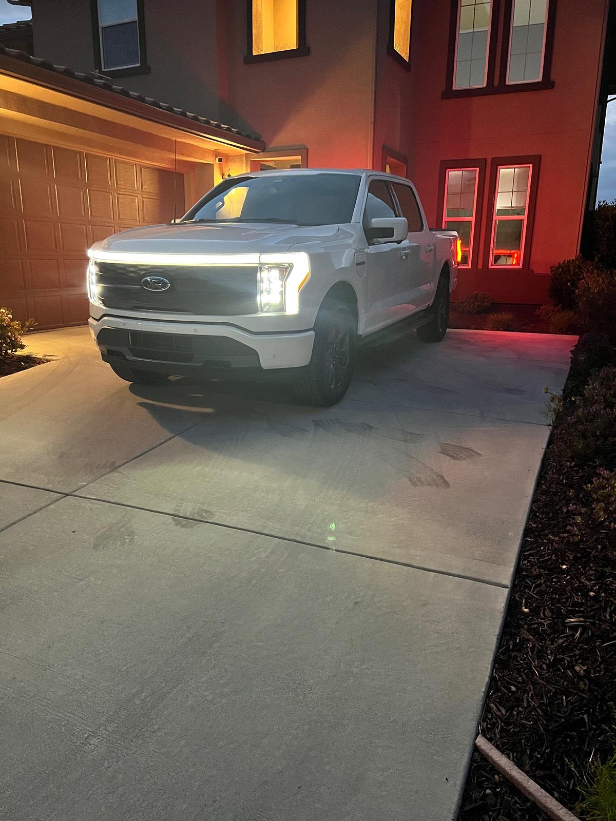 Ford F-150 Lightning Tinted Front Light Bar IMG_9692