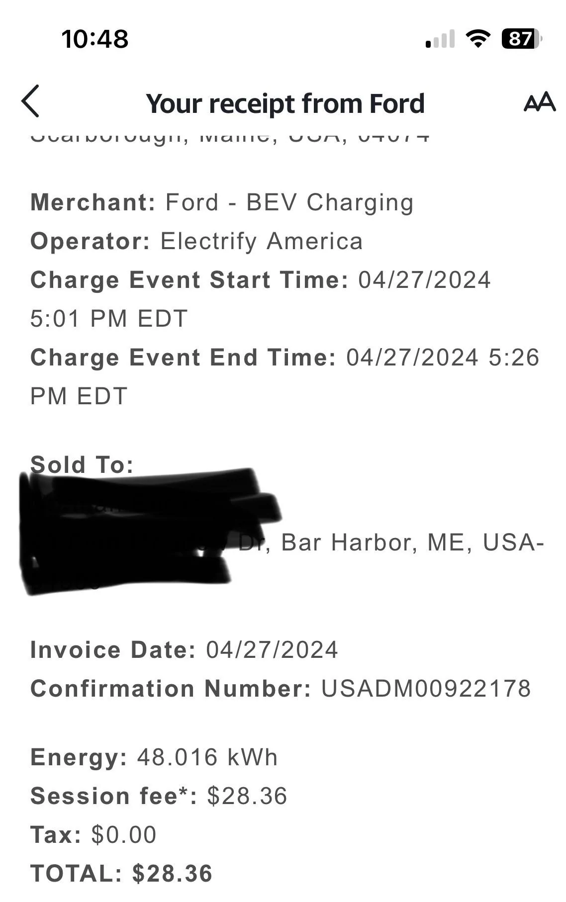 Ford F-150 Lightning Road Trip Report, Maine 332 Miles one day...... 5