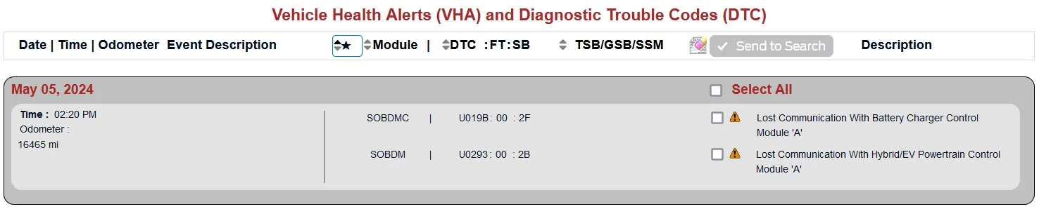Ford F-150 Lightning CSP-23B57 for High Voltage Battery Notice SOBDM_SOBDMC