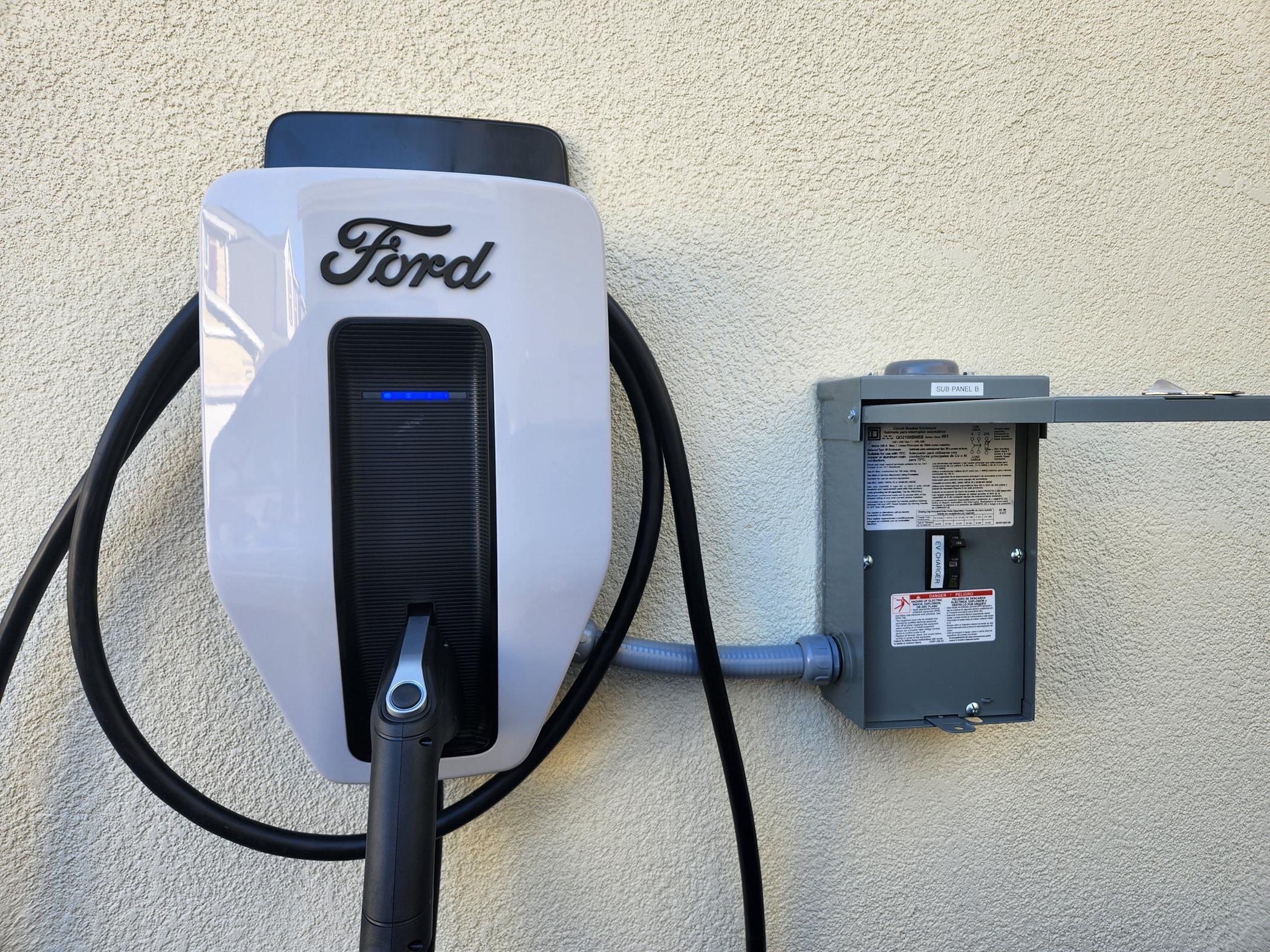 Ford F-150 Lightning #2 copper wire for Charge Station Pro 20231029_151431