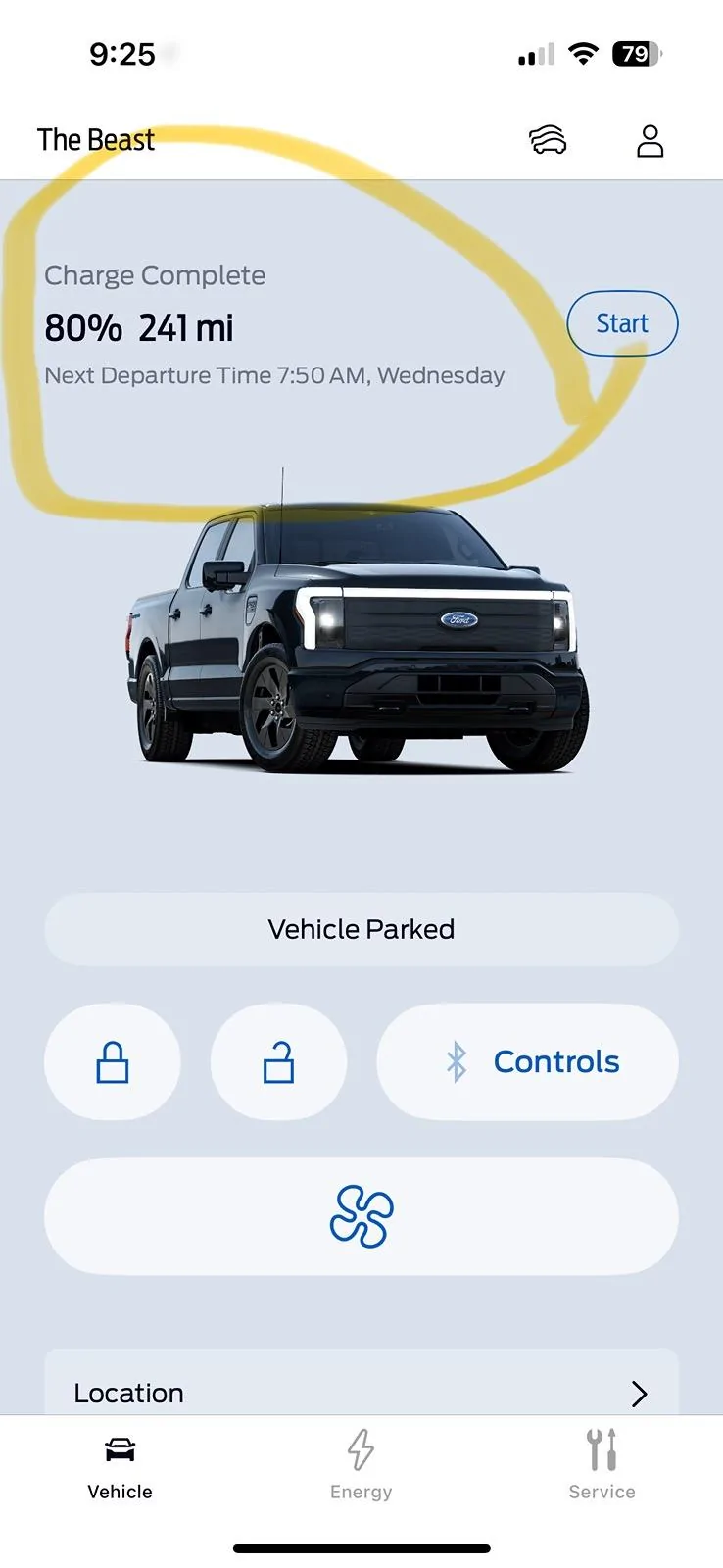 Ford F-150 Lightning Preconditioning IMG_9788