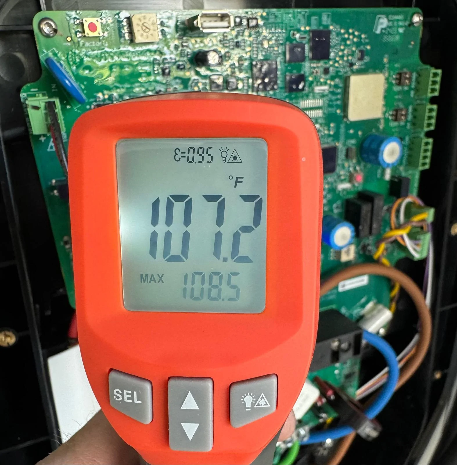 Ford F-150 Lightning FCSP temperatures IMG_7168