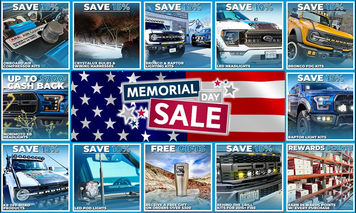 Ford F-150 Lightning MEMORIAL DAY SALES | Sales are LIVE at 4x4TruckLEDs.com Memorial Day 2024