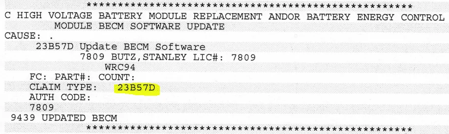 Ford F-150 Lightning CSP-23B57 for High Voltage Battery Notice 1715875944800-69