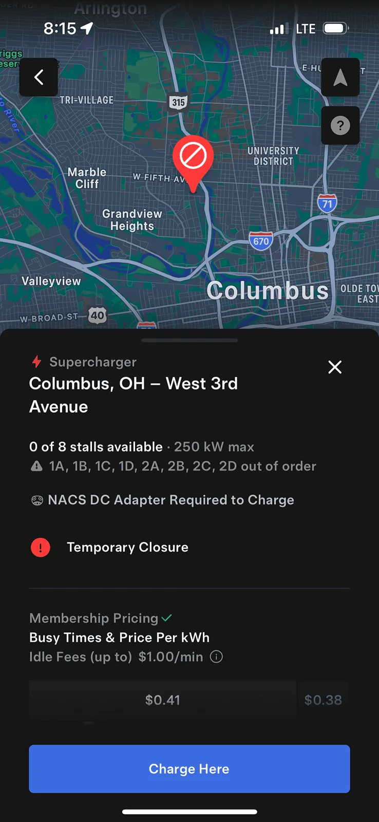 Ford F-150 Lightning Any problems at Tesla Supercharger with A2Z? IMG_5189