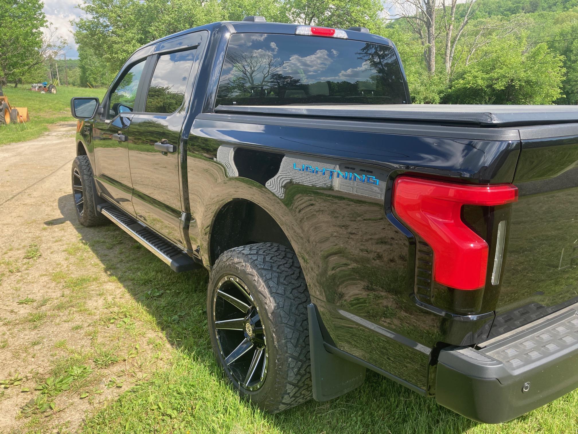 Ford F-150 Lightning 2.6" Eibach Shocks Level, 295/60R20 Recon Grappler Tires, Fuel Rebel 20x9 Wheels IMG_0188.JPG