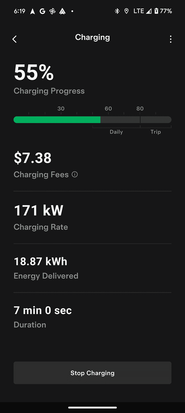 Ford F-150 Lightning Any problems at Tesla Supercharger with A2Z? Screenshot_20240524-181915