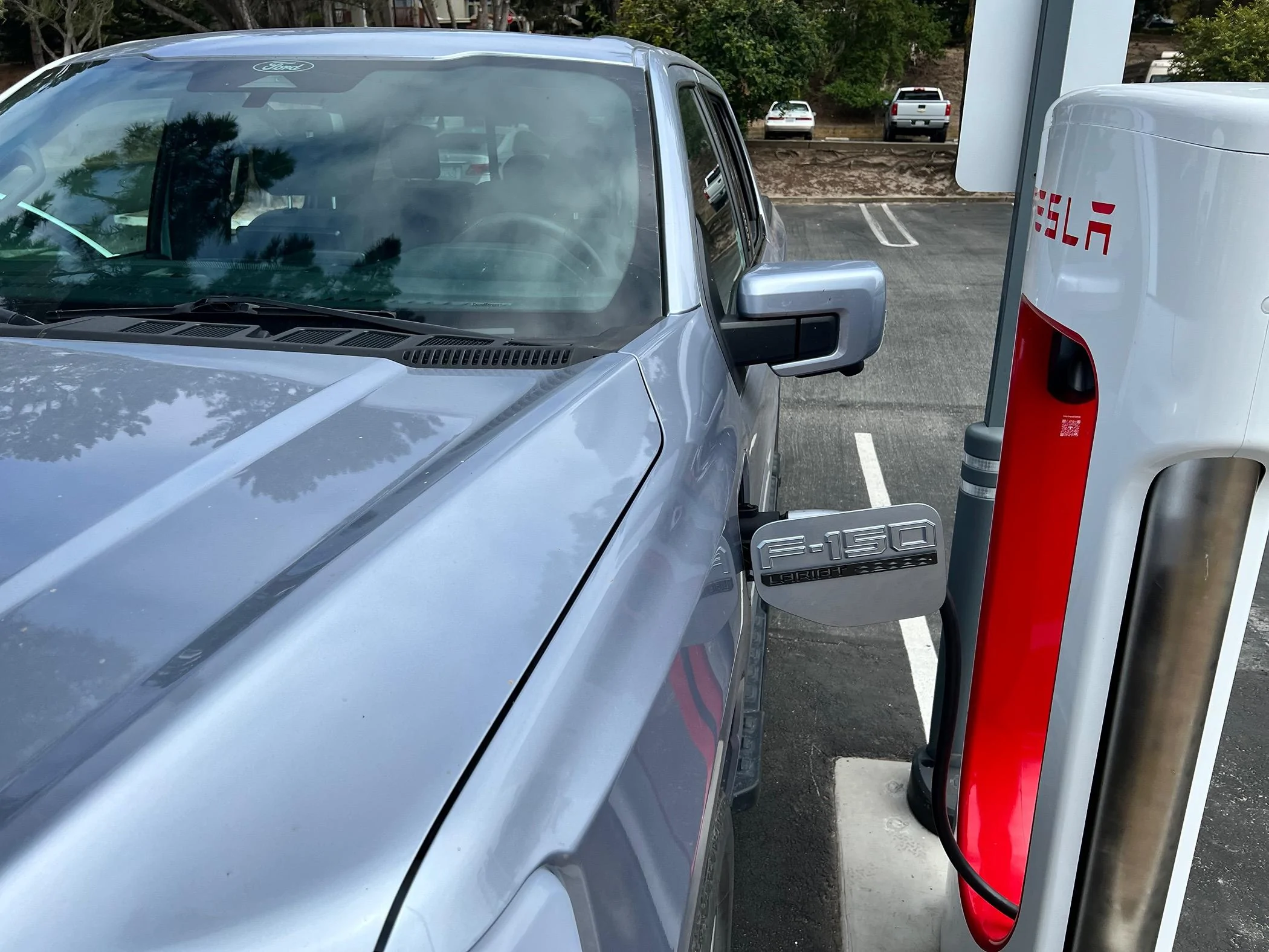 Ford F-150 Lightning Blocking Teslas at Superchargers? 1717349188627-l0