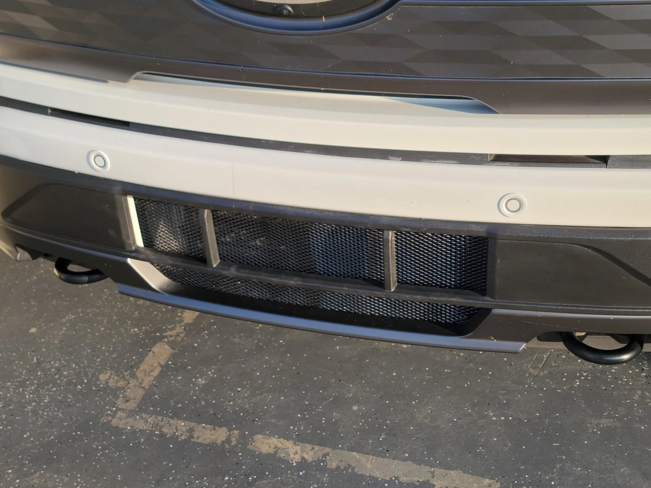 Ford F-150 Lightning Adding grill mesh ahead of active shutters in bumper? 20240602_185327