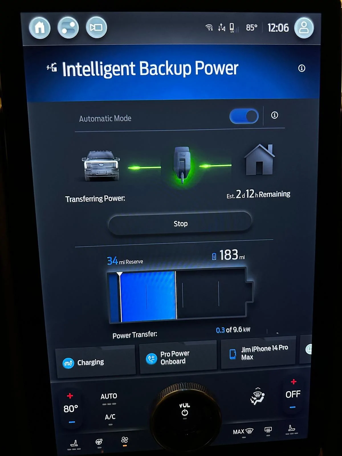 Ford F-150 Lightning Ford Lightning Factory Reset Saves The Day for Truck/FCSP BAD Behavior Problems 1717402973601-l