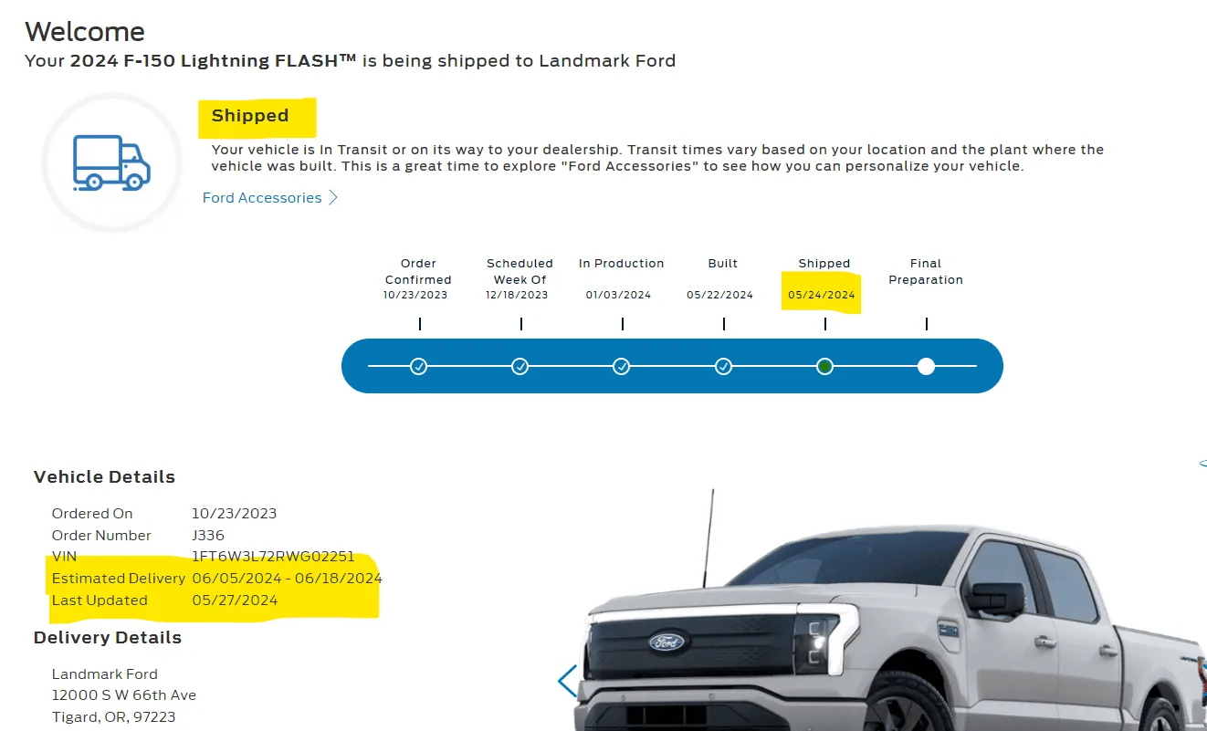 Ford F-150 Lightning What's Your 2024 Lightning Order Status? 1717464229551-g