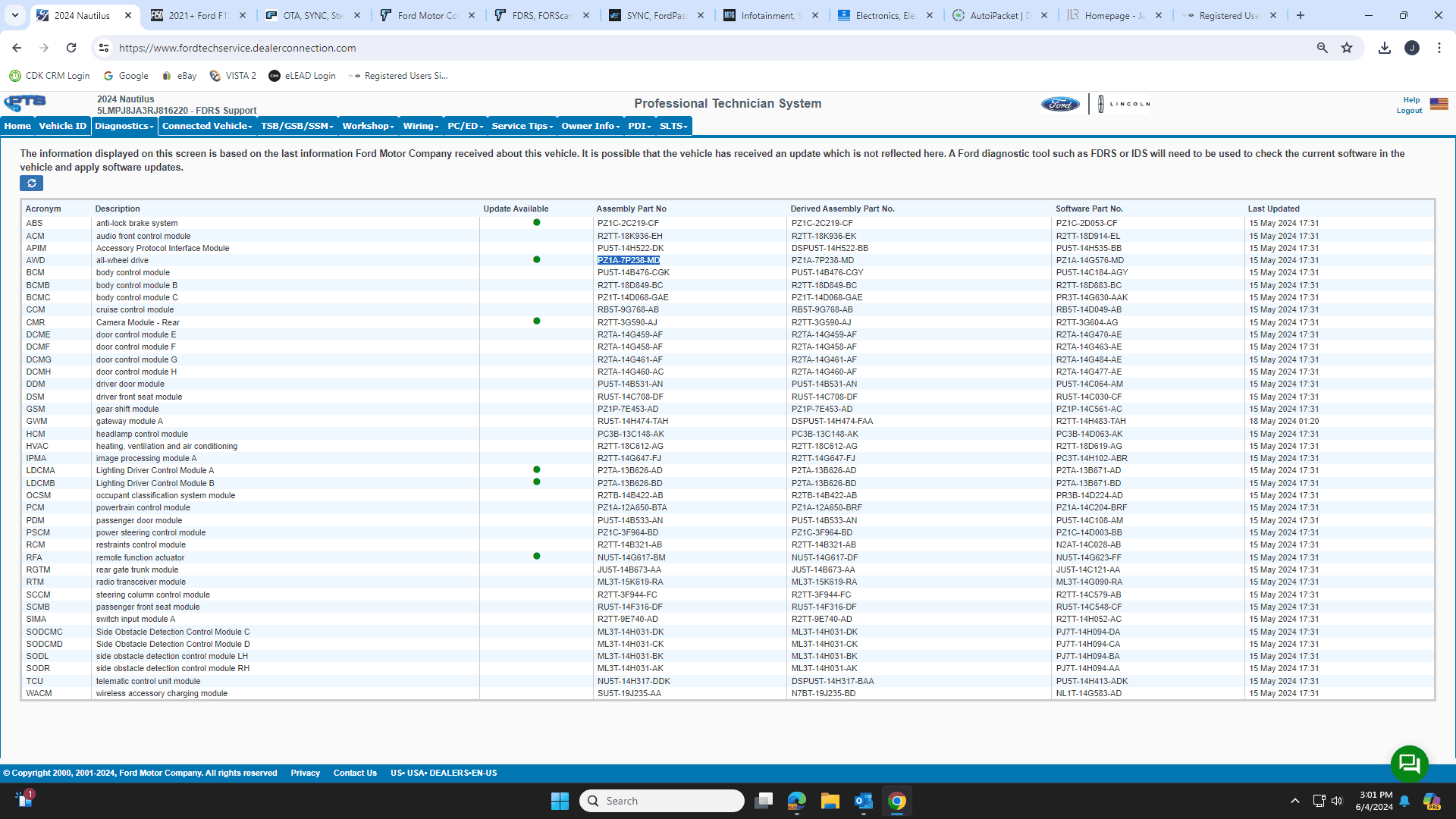 Ford F-150 Lightning Ford Motor Company has the MOST sophisticated OTA update system...??? 1717527712777-td