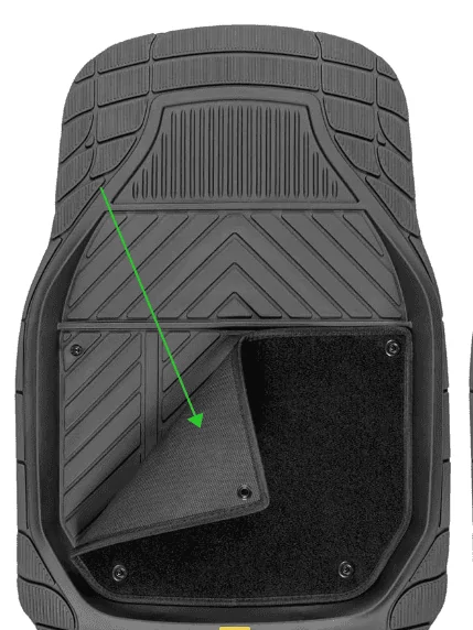 Ford F-150 Lightning Color Design demand? | Lasfit Liners Collection Floor Liners with carpet upsid