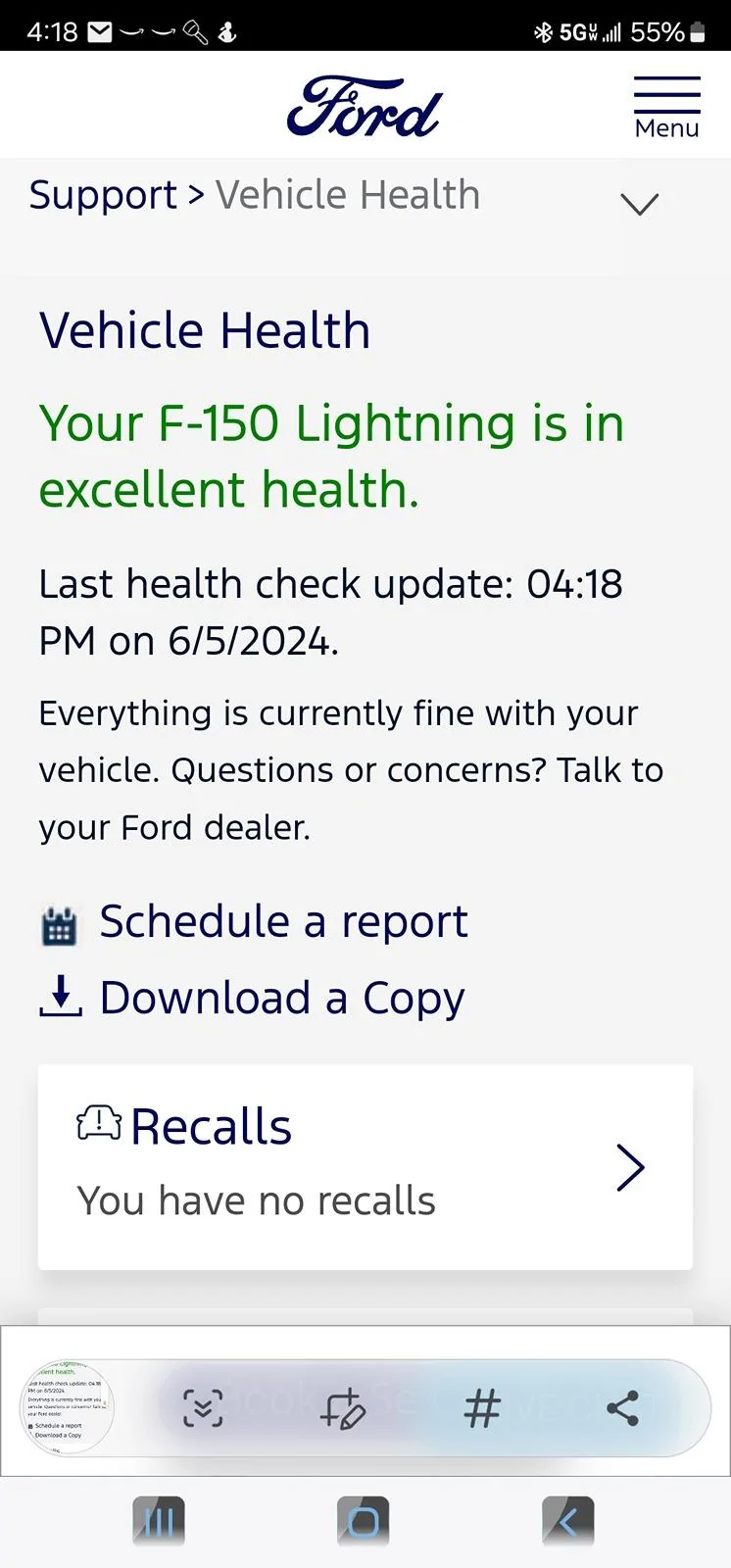 Ford F-150 Lightning FordPass Update 5.0.0 -- Complete Redesign [5.0.3] bug-fix Screenshot_20240605_161855_Dolphin