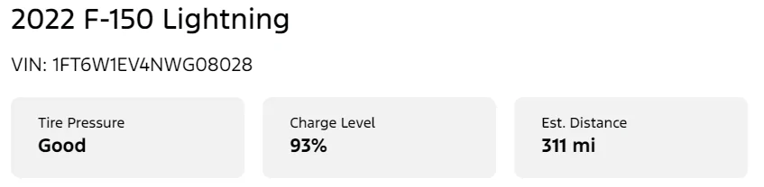 Ford F-150 Lightning FordPass and web dashboard with different info 1717934119770-zr