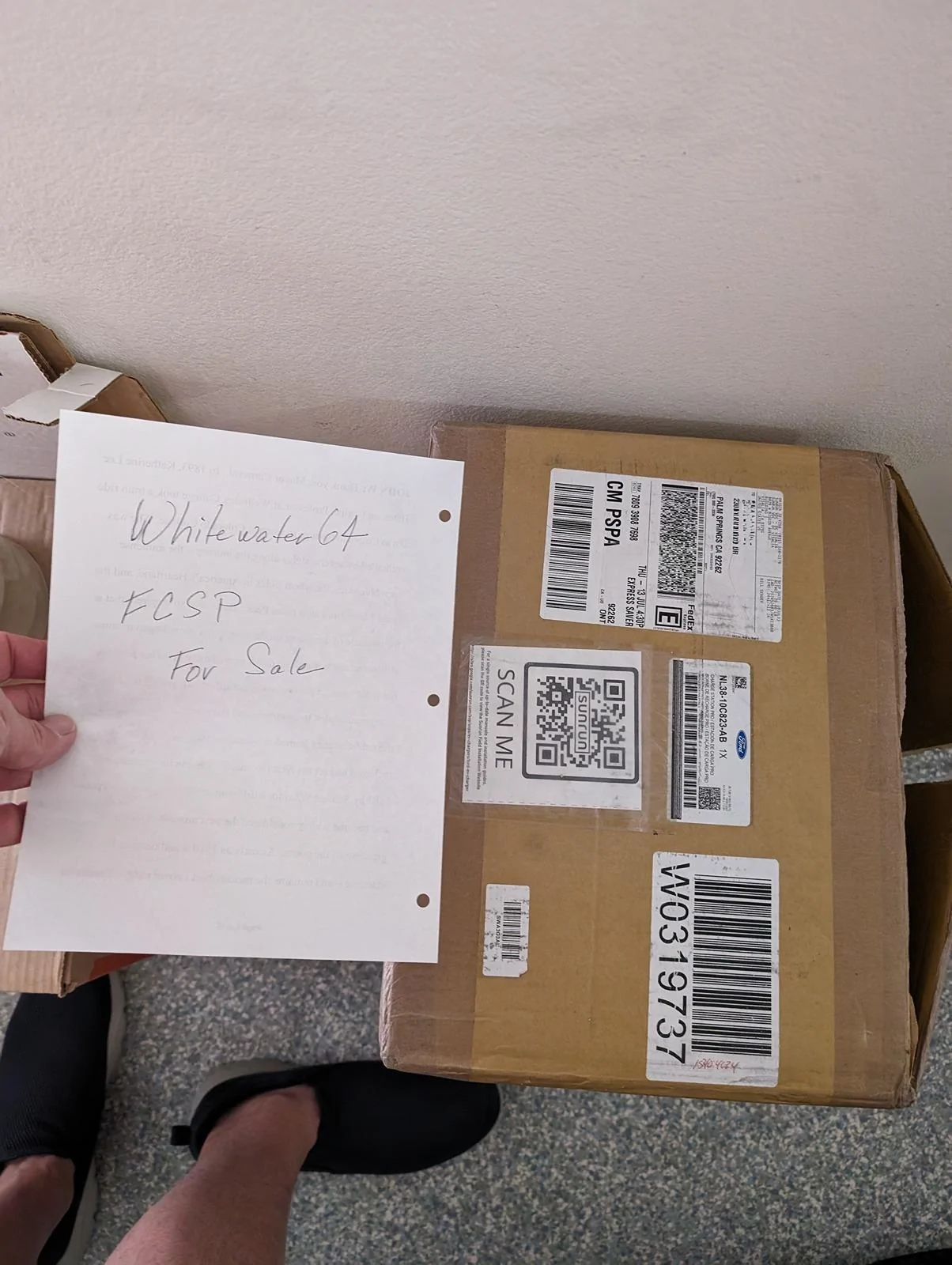Ford F-150 Lightning Southern CA FCSP Never Opened until photos, $500 OBO (plus shipping or pick up) PXL_20240614_004155831