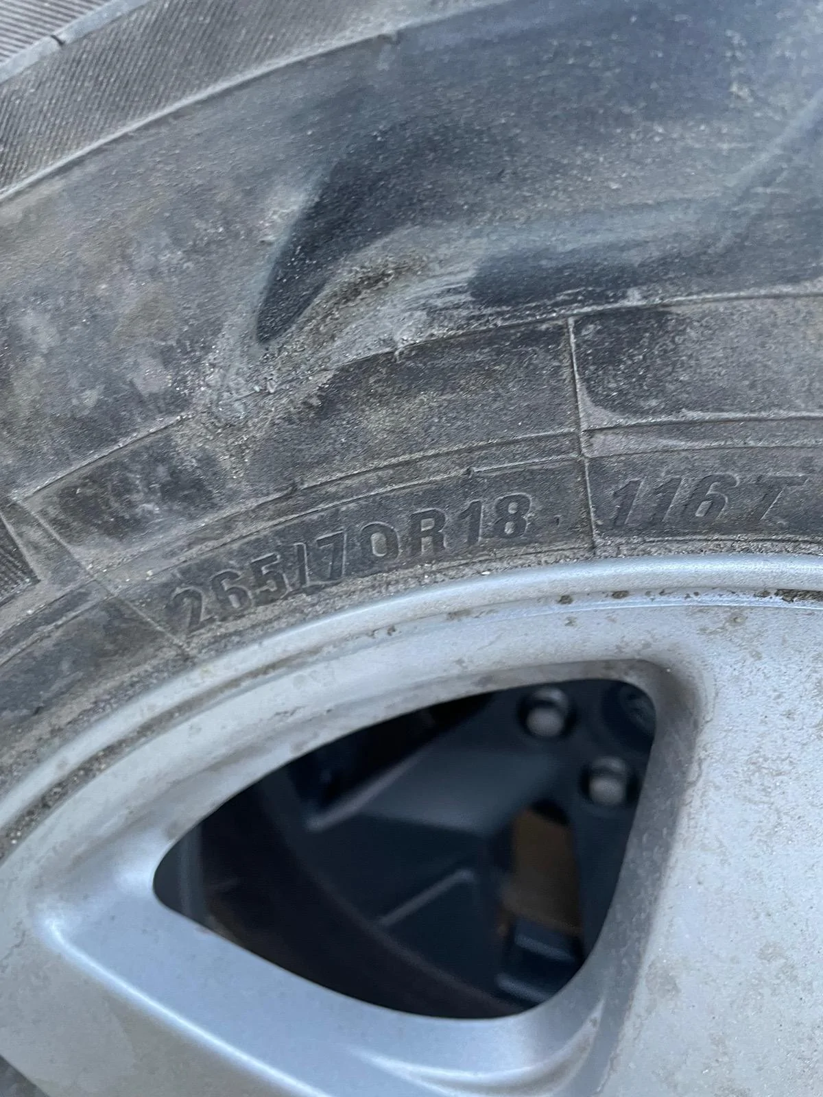 Ford F-150 Lightning Spare tire for  23 Platinum. IMG_4400