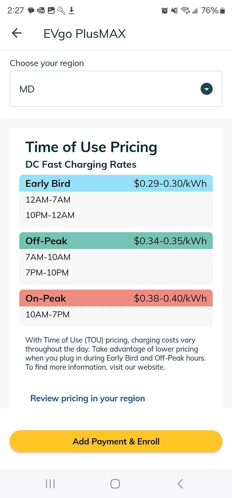 Ford F-150 Lightning Ford charge station pro coupon required after April 3rd, 2024 Screenshot_20240616_022742_EVgo Charger