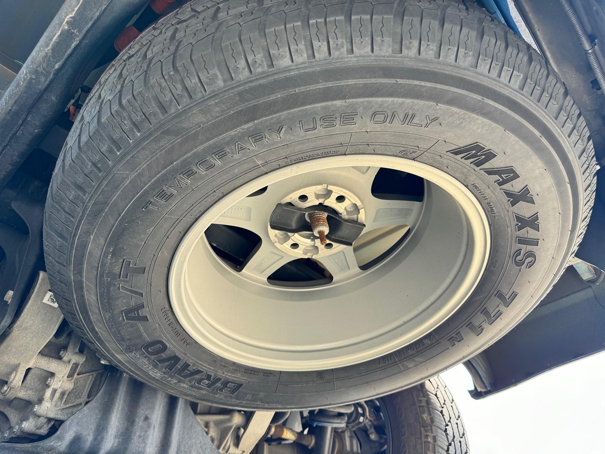 Ford F-150 Lightning Spare tire for  23 Platinum. 1718596013250-zn