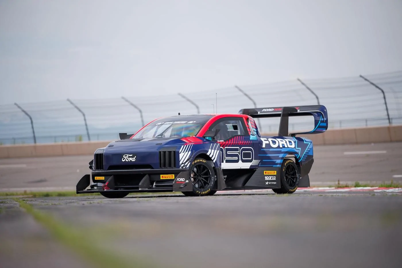 Ford F-150 Lightning F-150 Lightning SuperTruck EV Demonstrator will take on Pikes Peak Hill Climb - June 23, 2024 FordPerformanceSuperTruckRev1