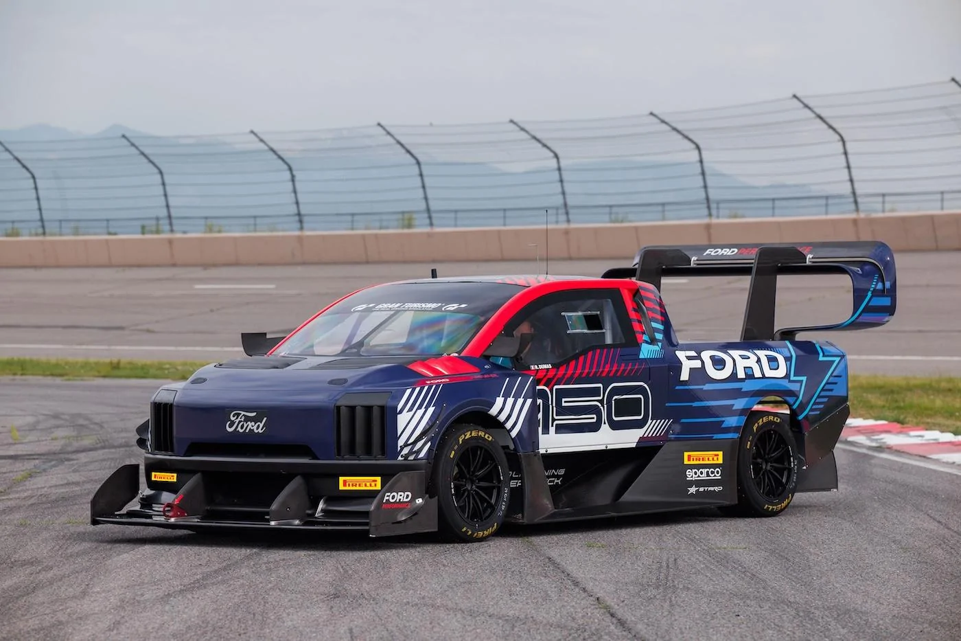 Ford F-150 Lightning F-150 Lightning SuperTruck EV Demonstrator will take on Pikes Peak Hill Climb - June 23, 2024 FordPerformanceSuperTruckRev4