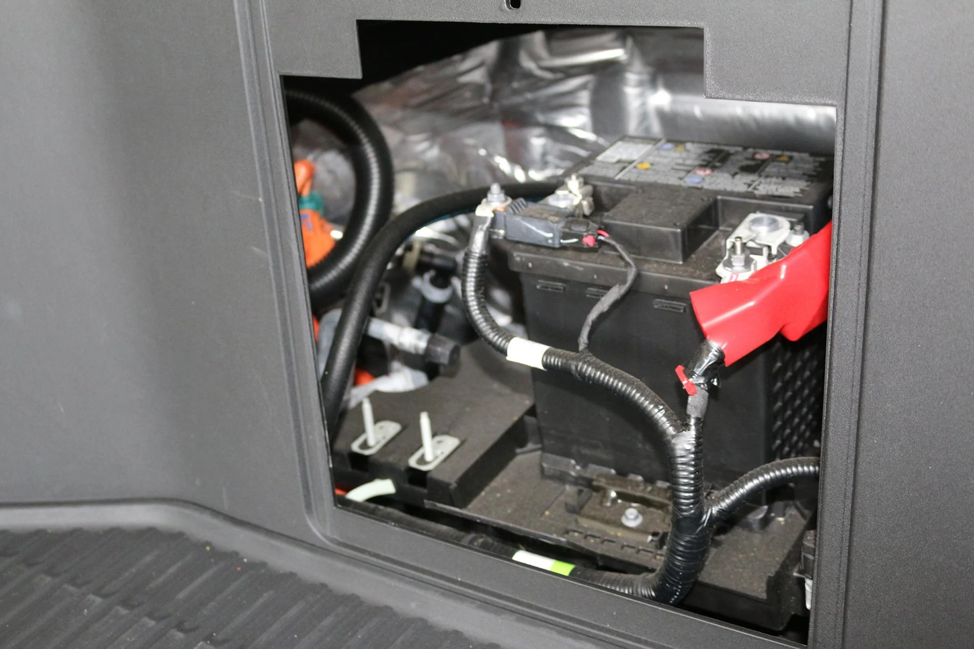 Ford F-150 Lightning Missing part? IMG_5621-battery compartment left passenger sid