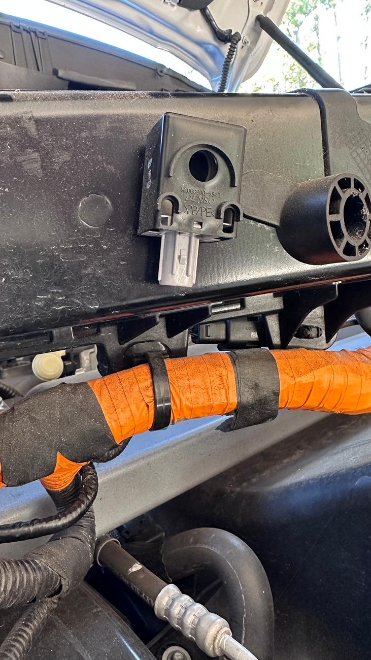 Ford F-150 Lightning What is this under the frunk? June 23 unclipped Frunk Beeper wire