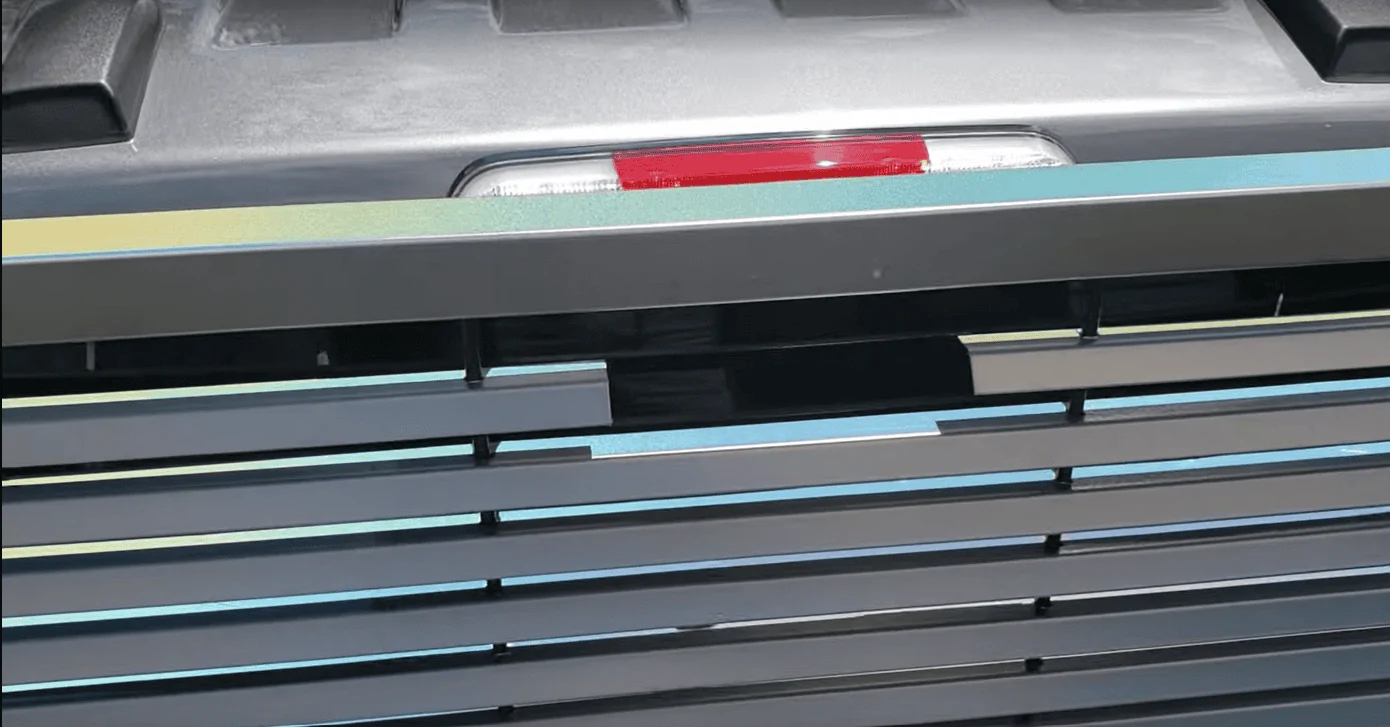 Ford F-150 Lightning Carbonized grey vinyl film rack
