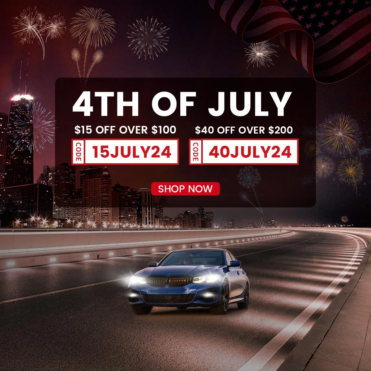 Ford F-150 Lightning 🎆Celebrate Independence Day with Huge Discounts at Lasfit!🎆 4th of july