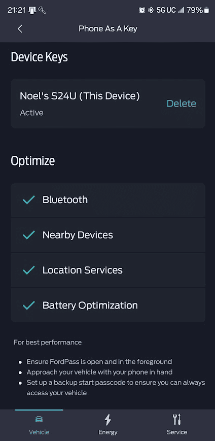 Ford F-150 Lightning Phone as a Key fails after FordPass update 1720315388556-mh